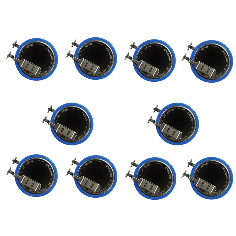 

10PCS Original CR2050HR CR2050 2050HR 3V TPMS High Temperature Resistant Lithium Battery for Car Tire Pressure Detector Battery