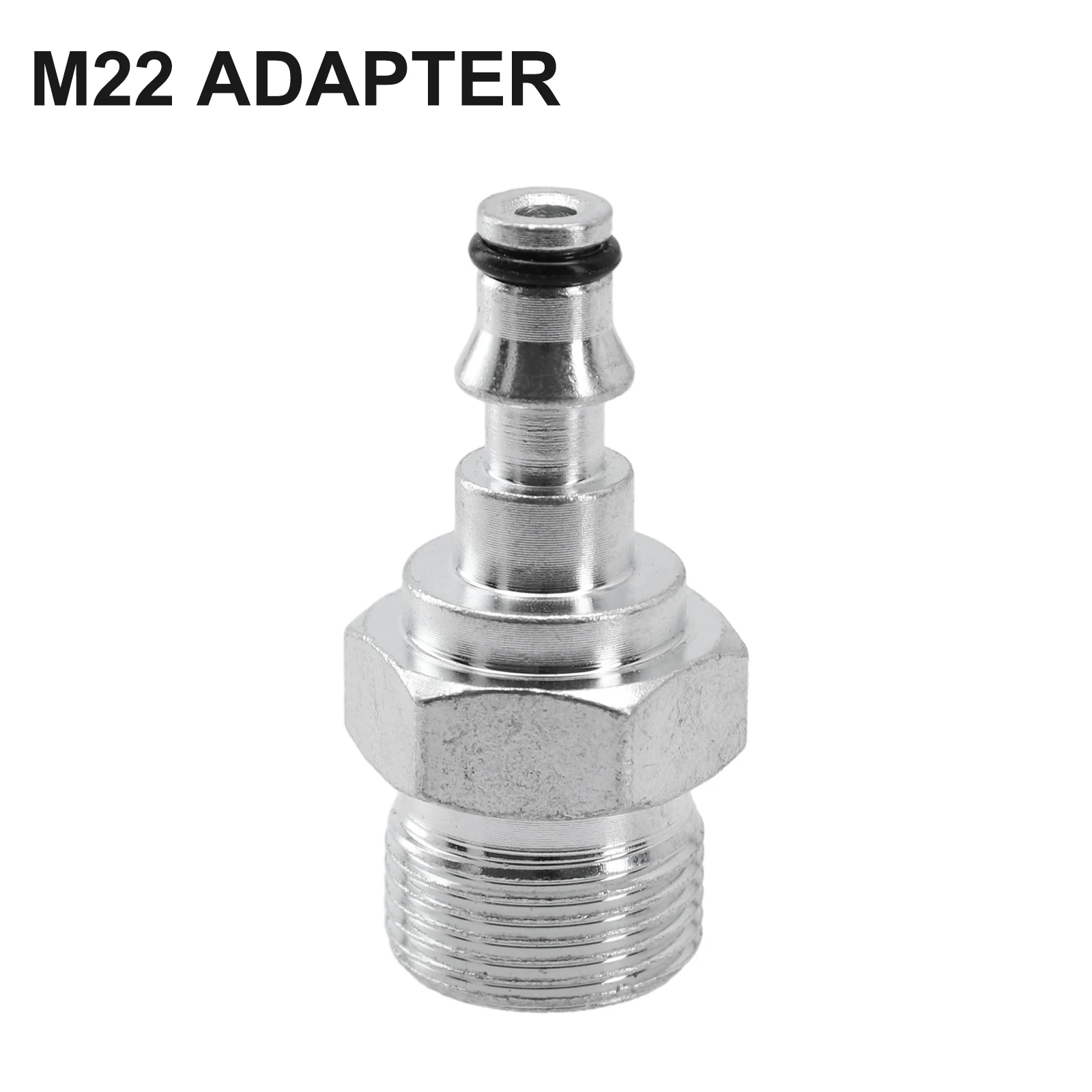A03868 Hose Fitting Adapter Spare Alloy For Lavor Garden Parts Pressure Silver Tool 14*12*9mm Washer Accessories