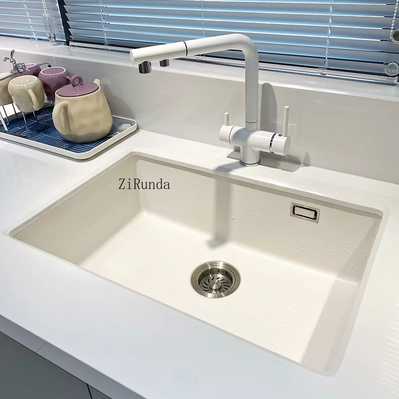 3-In-1 kitchen faucet, pull-out hot and cold vegetable basin sink faucet