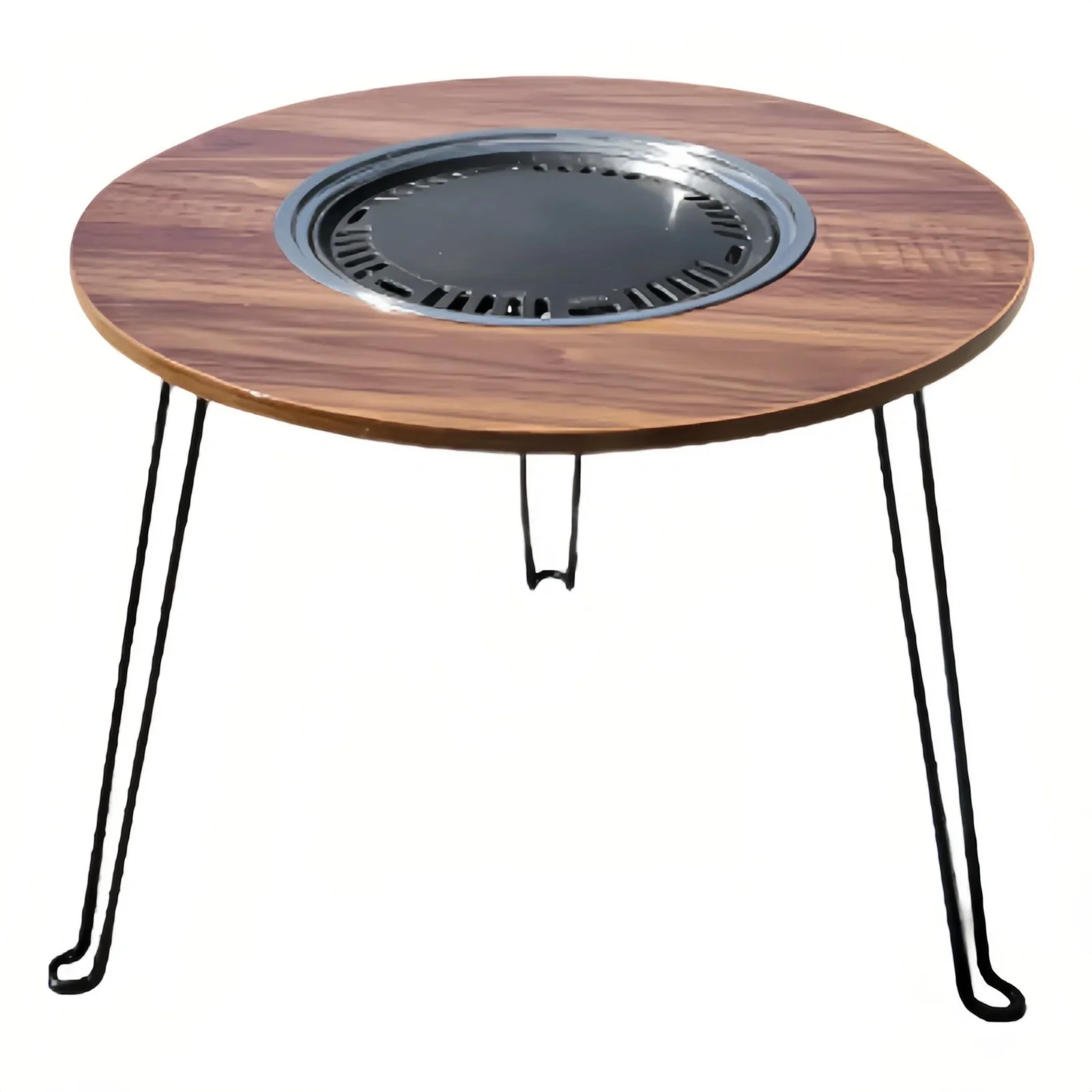 

Portable Folding Cooking Tea Table Fire Pot Charcoal Stove Heating Outdoor Barbecue Grill