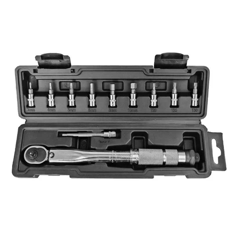 11Pcs Wrench Set Mechanical Prefabricated Torque Wrench Professional Mechanical Workshop Tools Carbon Steel Ratchet Wrenches