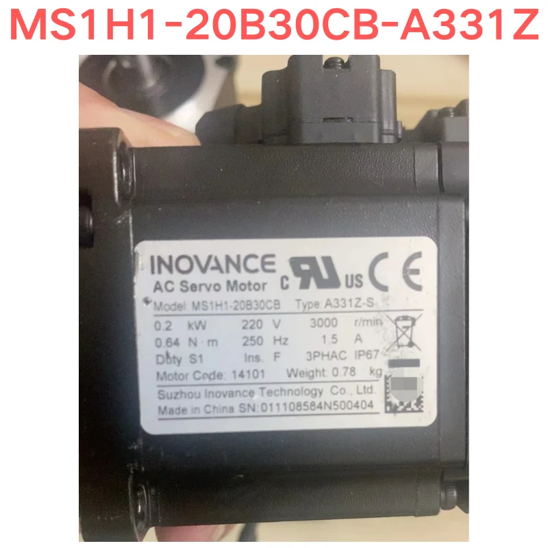 

Second hand Inovance MS1H1-20B30CB-A331Z test OK