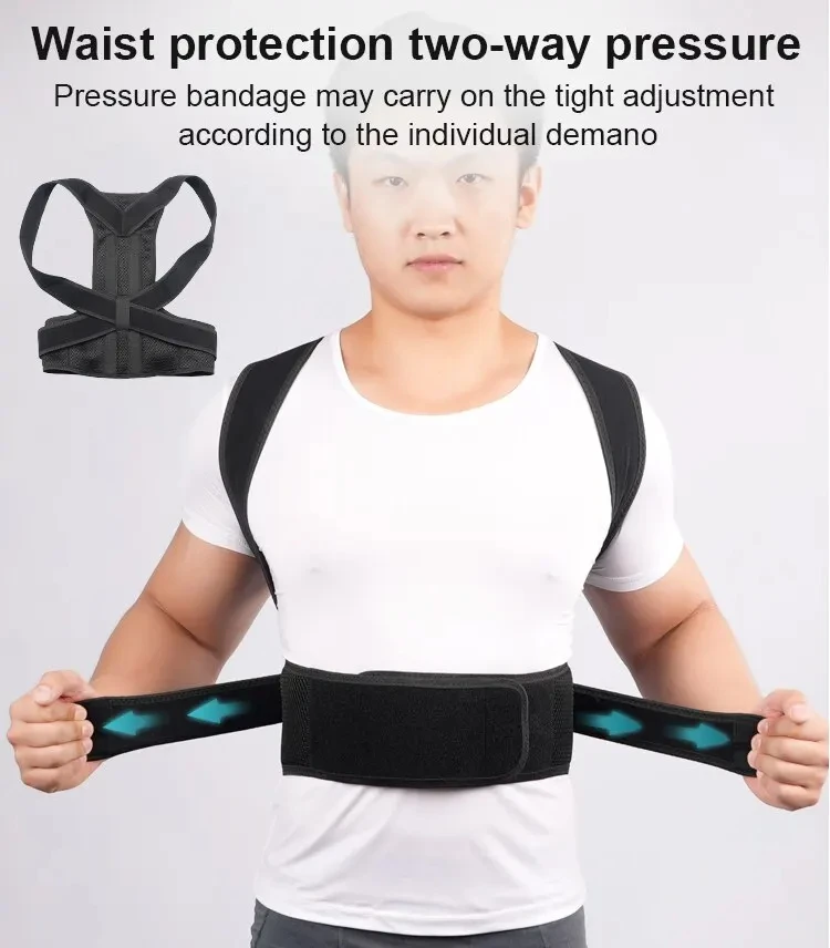 Back Posture Corrector brace Shoulder Support Belt Upper and Lower Back Pain Relief Improve Spine Clavicle Brace Posture Vest