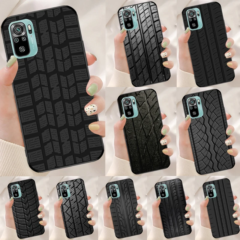 Black Tyre Tread Te… - image