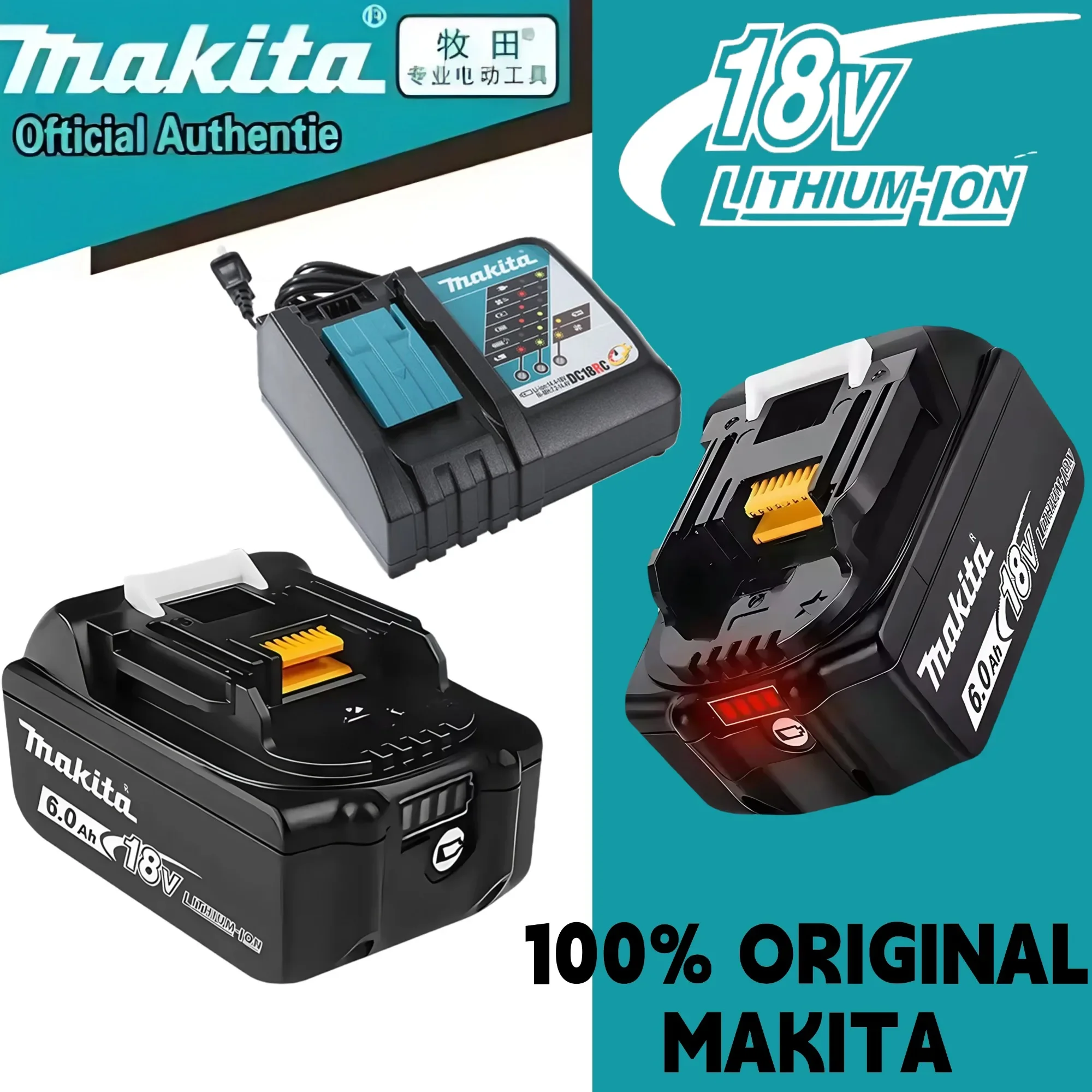 

Makita Genuine BL1850B 18V 5.0Ah Battery Twin Pack for Makita DHP481Z, DHP458Z, DRT50ZJ, DSP600ZJ, DGA454Z, DJR187Z