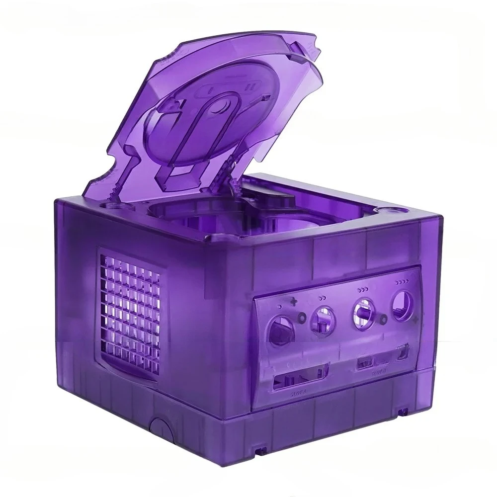 Voor Gamecube NGC vervangende behuizing, semi-transparante console-omhulsel voor retro NGC-modificatie & reparatie-accessoires