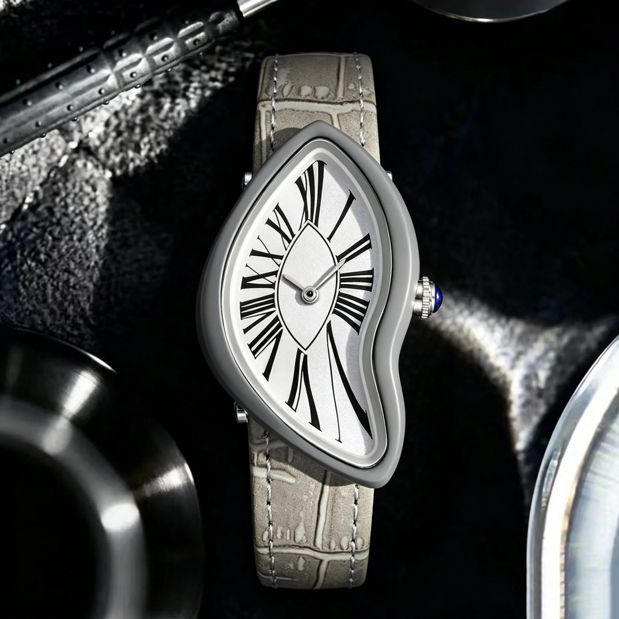 Montre de couple pour homme et femme, verte, bleue, grise, montre-bracelet à quartz, montre en acier inoxydable pour homme, femme, fille, montre pour homme