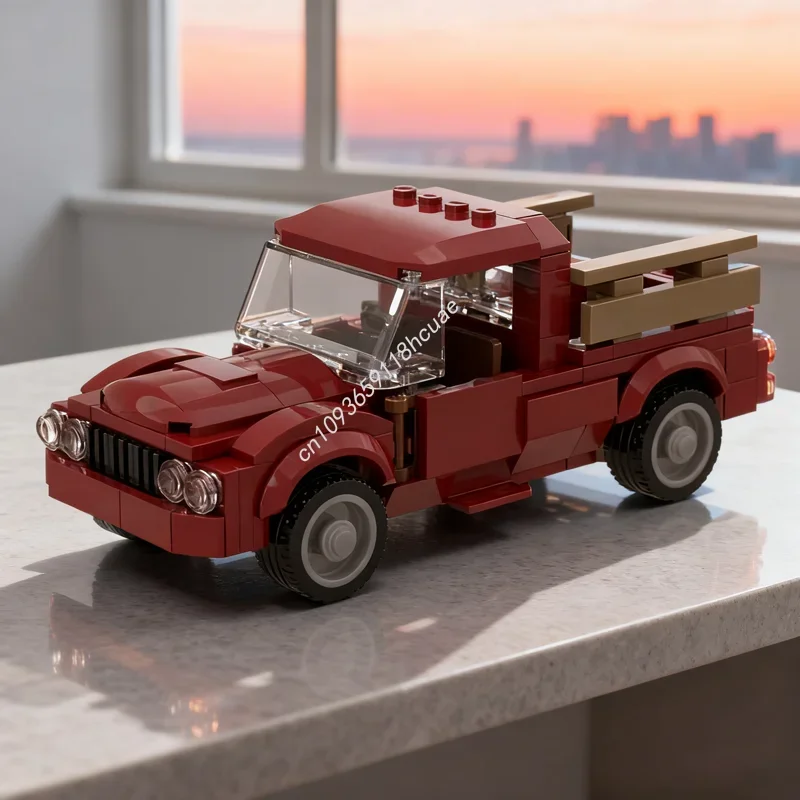 

228 шт. MOC праздничный грузовик сезонные рождественские модели строительных блоков идея подарок кирпичные игрушки дети день рождения