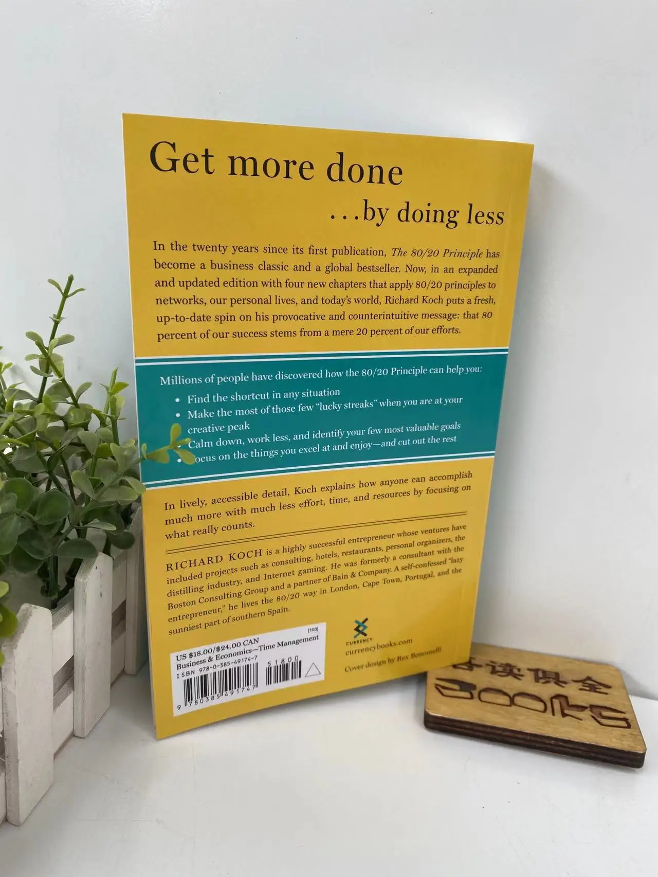 The 80/20 Principle By Richard Koch The Secret To Achieving More with Less Novel Paperback in English