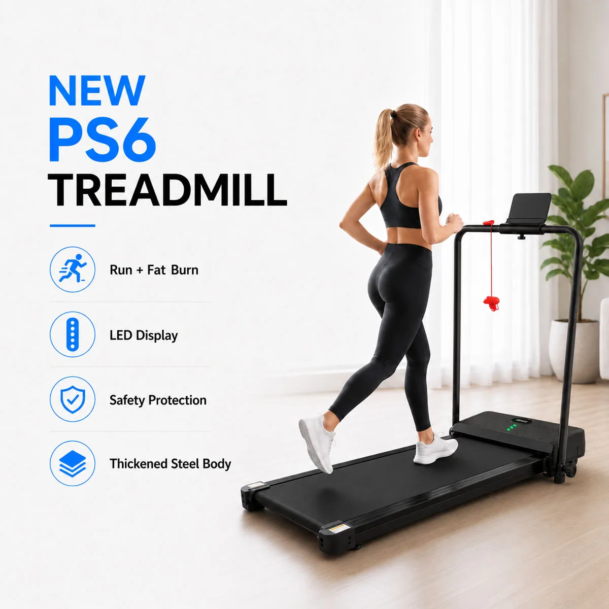 OEMODM Treadmill Walking Pad Brushless Motor 150KG Capacity Custom Logo Foldable Home Fitness Equipment Factory Direct Wholesale
