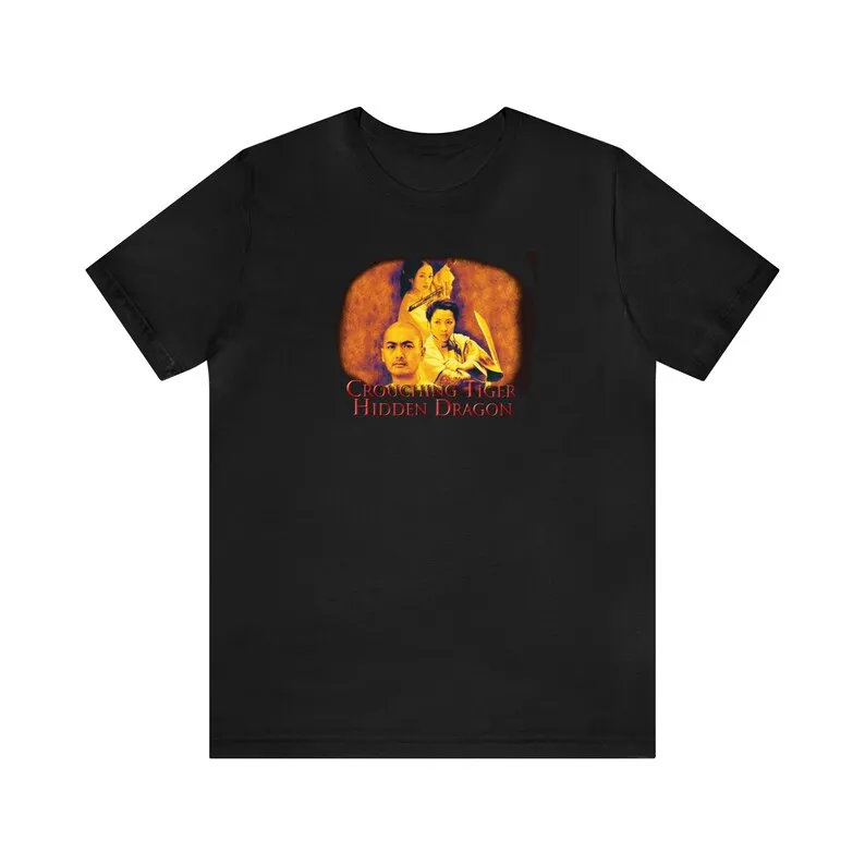 Crouching Tiger Hidden D. T-Shirt, Martial Arts Movie, Y2k Film, 2000s film shirt