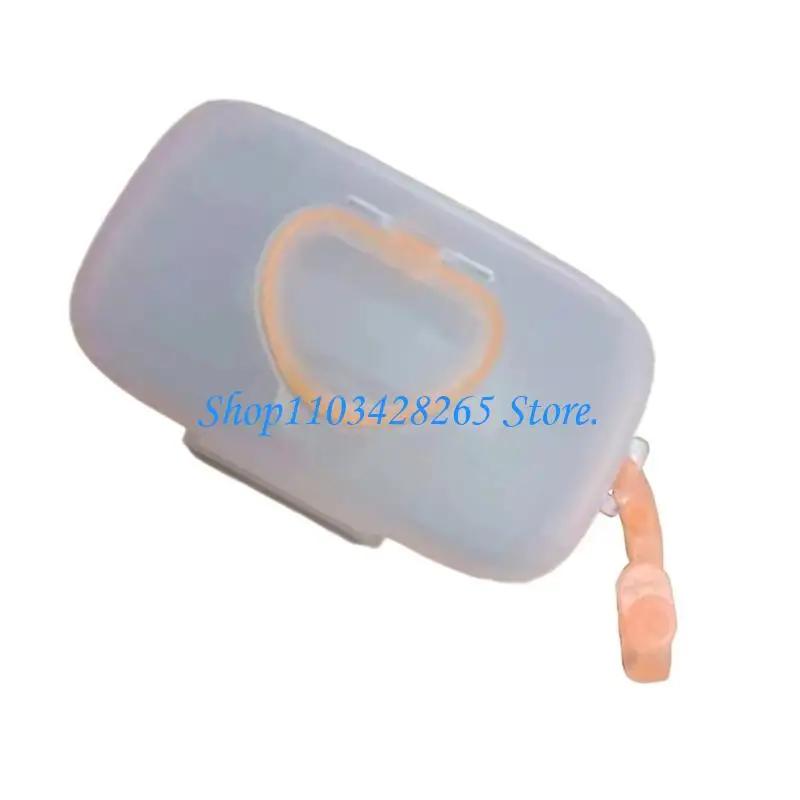 Porta della salviettine per bambini con corda manuale, scatola stoccaggio del contenitore bagnato bagnato per pannolino per e