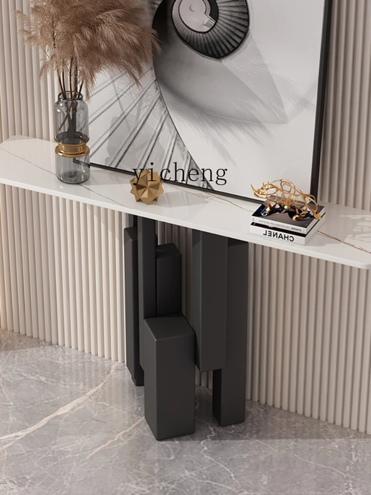 Console Tables New Chinese Style Living Room against the Wall Entrance Door Front Cabinet Light Luxury into the Bar Counter