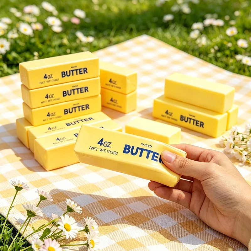 1-2PCS/Pack Soft Butter Bar Stress Reliever Squishy Stick Suitable for Anxiety Relief Focus Aid Props Class Rewards Supplies ZYF