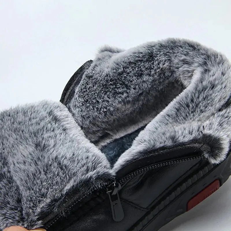 2023 Winter Women's Waterproof, Anti Slip, High Top Shoes, Thickened, Velvet, Warm, Casual Cotton Shoes