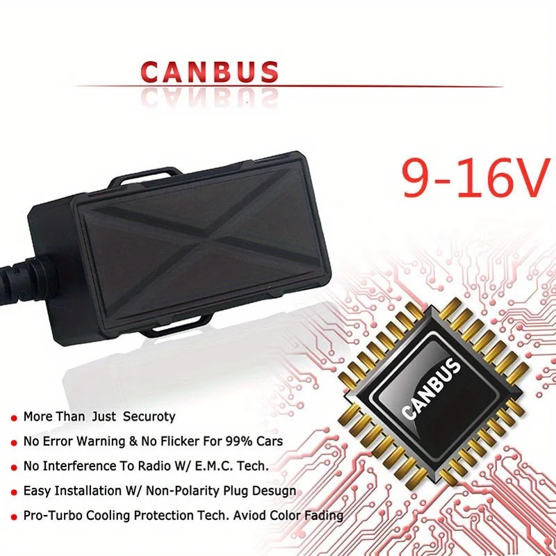 2 Stück LED-Autoscheinwerferlampen H7 H4 H11 H8 9005 HB3 9006 HB4 H1 H3 Decoder-Kabelbaum Canbus-Decoder Fehlerfrei Lastumwandlung – Detail 7