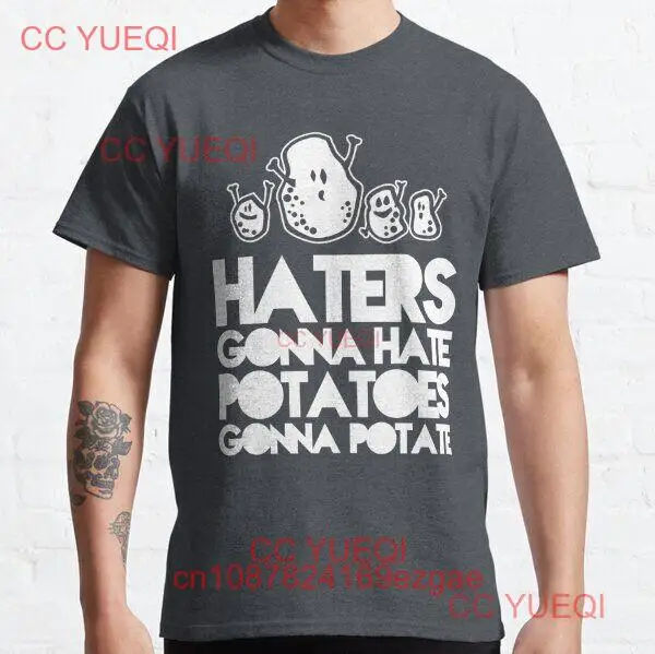Классическая футболка Haters Will hate, картофель