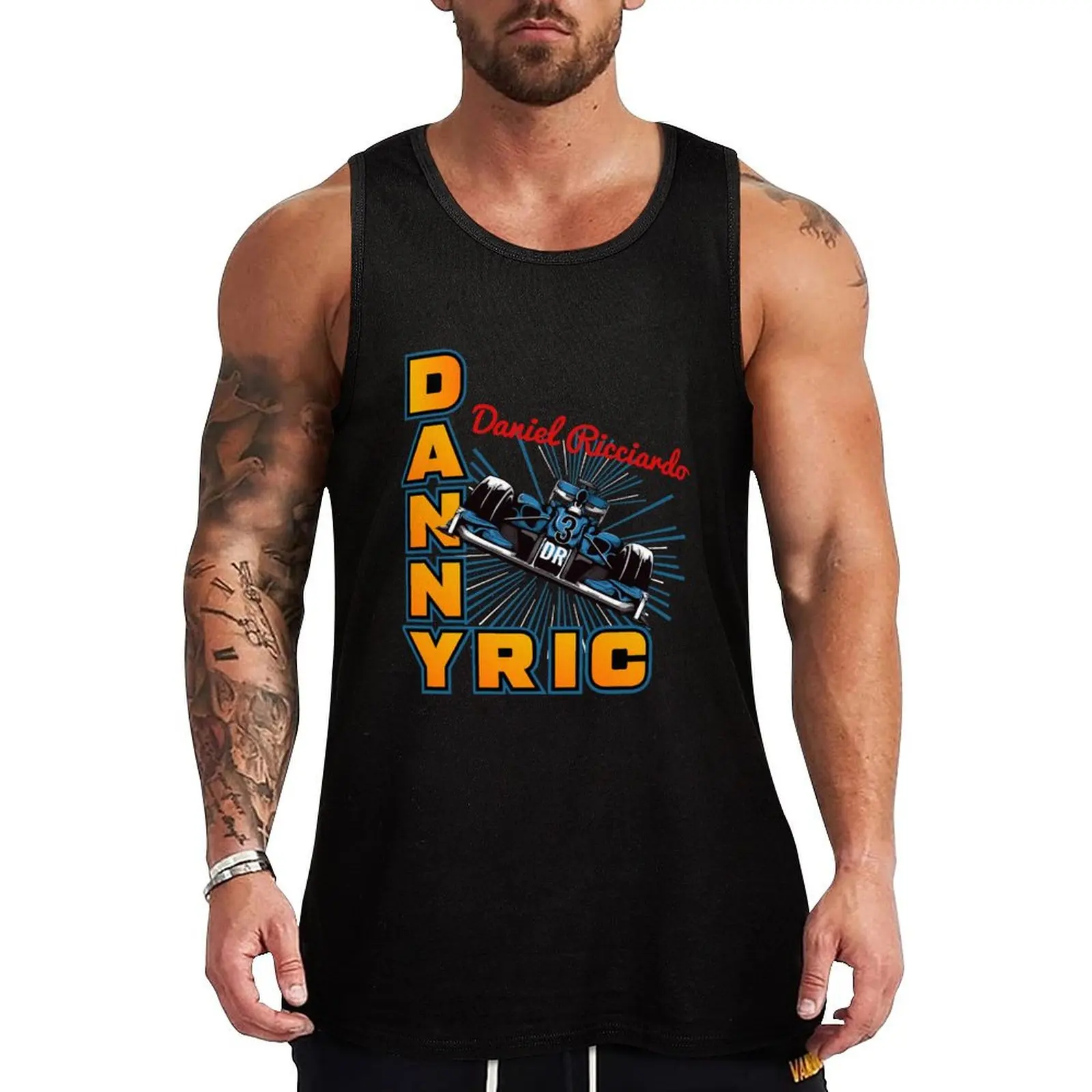 

DANNY RIC - Tank Top sleeveless gym shirts male Men's clothing gym shirt men gym wear men