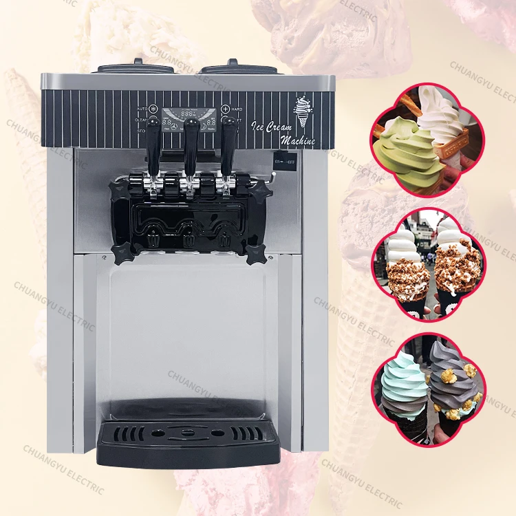 

High Quality Cheap Soft Serve Ice Cream Machine R22 Refrigerant Ice Cream Machine Soft