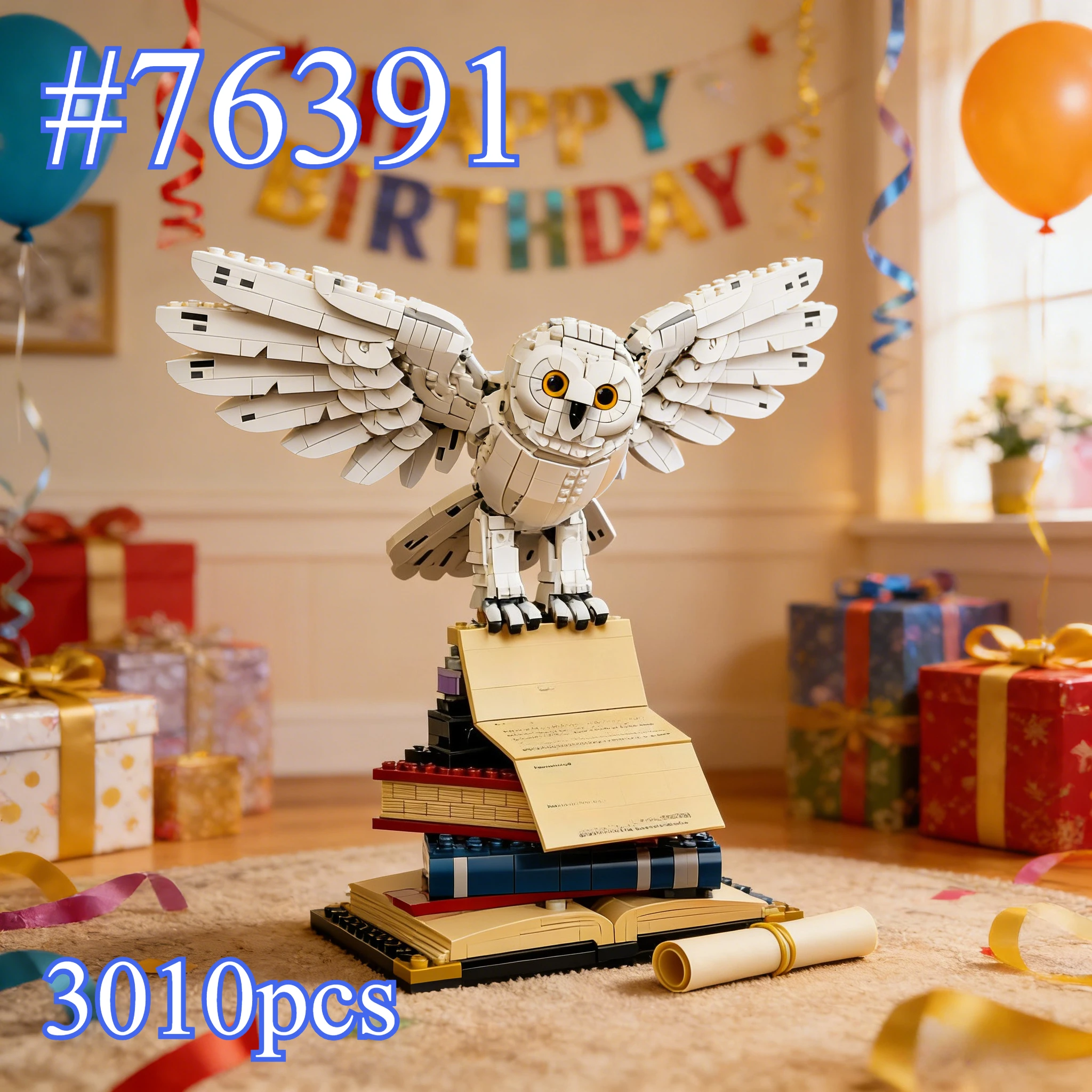 

Fascinating Magic Owl 76391 Mini Building Blocks Sets Suitable for Birthday Gifts Not Compatible with Legoed Particles,3010pcs.