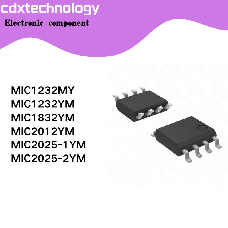 10PCS/LOT MIC1232MY MIC1232YM MIC1832YM MIC2012YM MIC2025-1YM MIC2025-2YM SOP8 integrated circuit Brand New Original