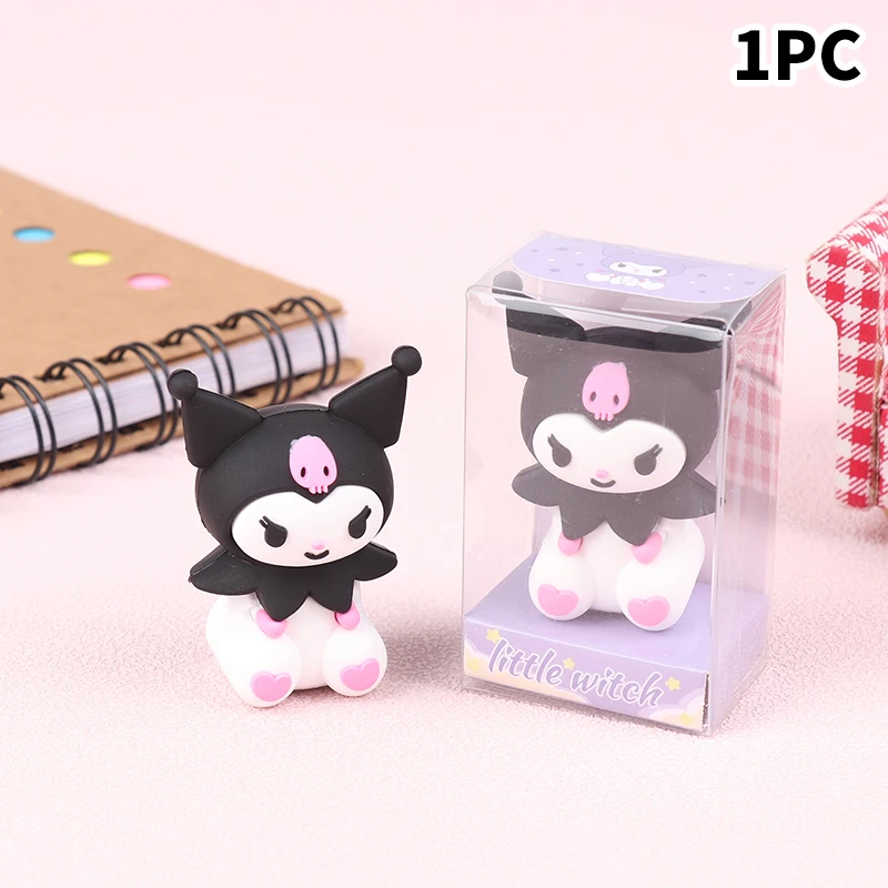 Pencil Sharpener Kuromi Accessories Cute Beauty Kawaii Cartoon Anime Pen Turner Stationery Prize Toy for Girl Gift