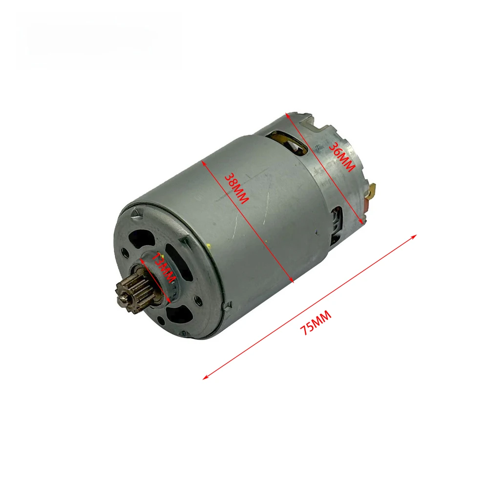 14.4V 550 Type Motor 12 Tooth RS5500VC7029 Lithium Drill Engine Gray Metal Plastic For Electric Power Tool Replacement Part