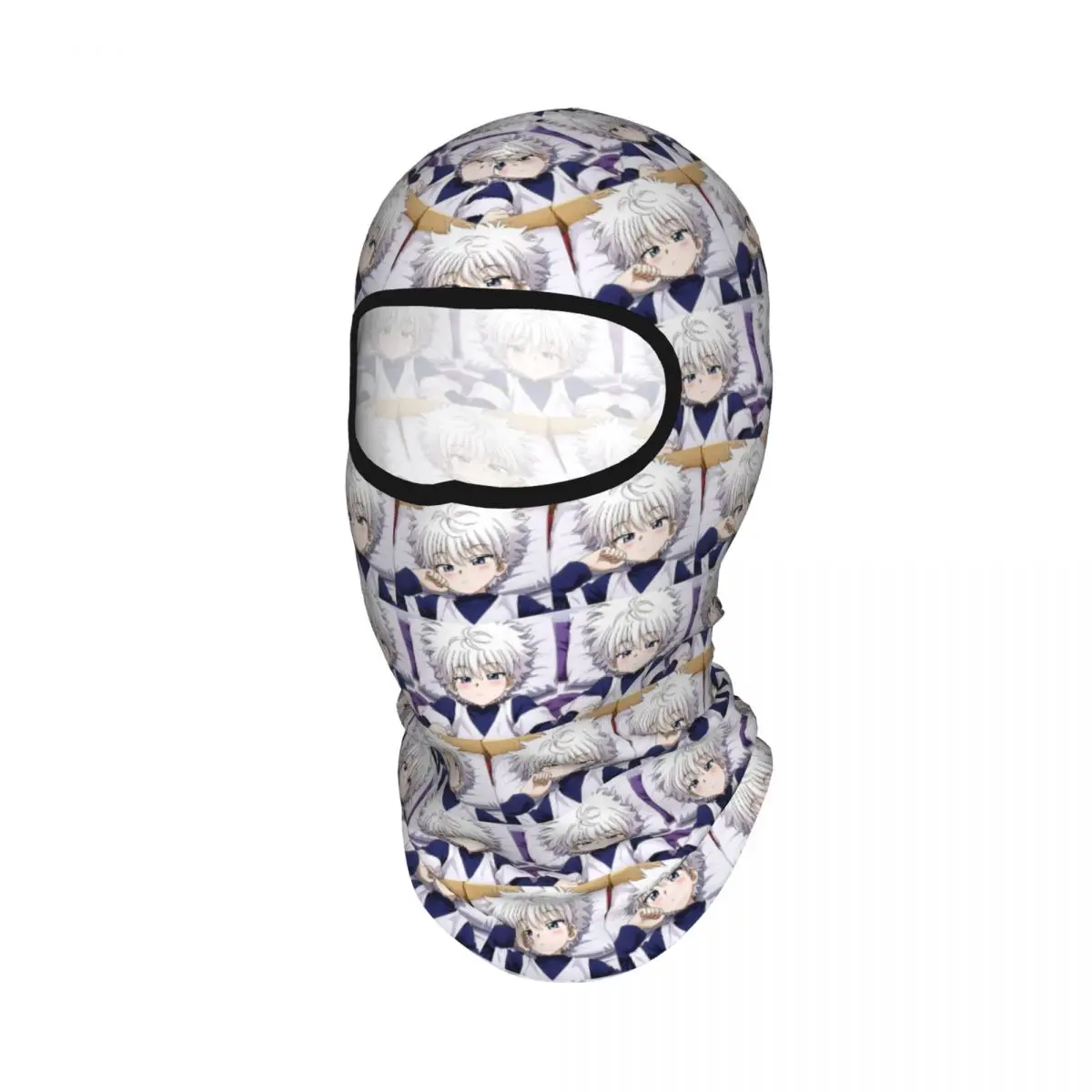 Anime Hunter X Hunter Breathable Thin Balaclava Full Face Mask Sun Protection Neck Gaiter For Motorcycle Cycling