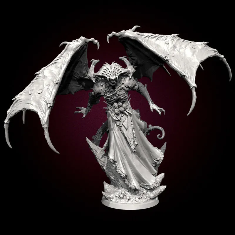 

65mm 85mm 105mm Deep Sea Monster Resin Model Figure Gk Micro Miniature 3d Printed White Model Toy Unassembled And Unpainted Kit