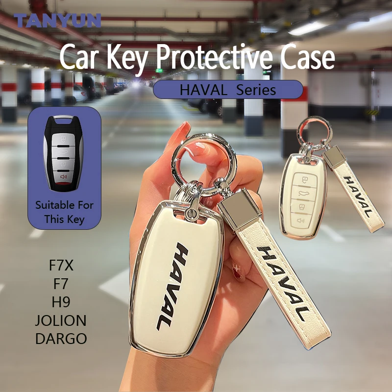 TPU car key protective case Cover for Great Wall Haval Jolion H6 H7 H9 F5 F7 F7X F7H Dargo Shell Fob Accessories