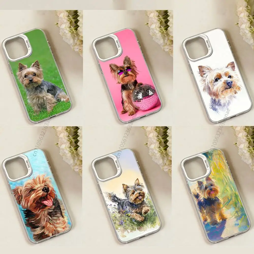 

Yorkshire terrier dog phone Case for iPhone 17 11 12 Pro Max Plus Mini Air SE 16e 14 15 16 13 Soft Shell