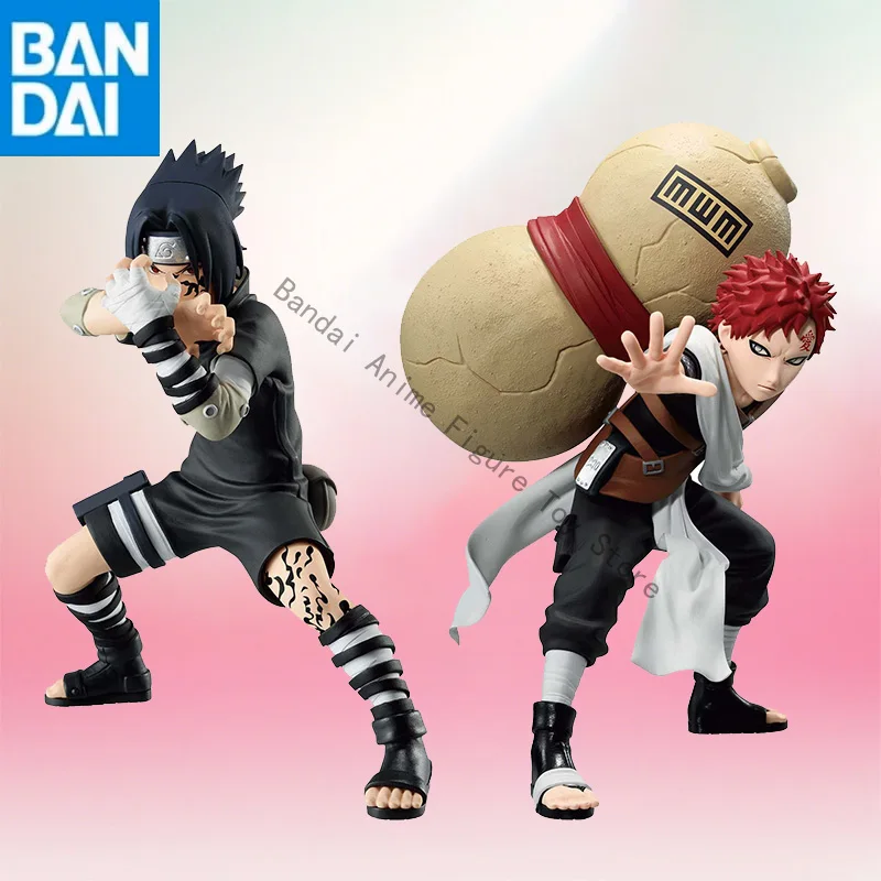 

in stock Original Genuine BANDAI NAMCO BANPRESTO NARUTO VIBRATION STARS Gaara and Uchiha Sasuke PVC Collector Figurine Toys gift