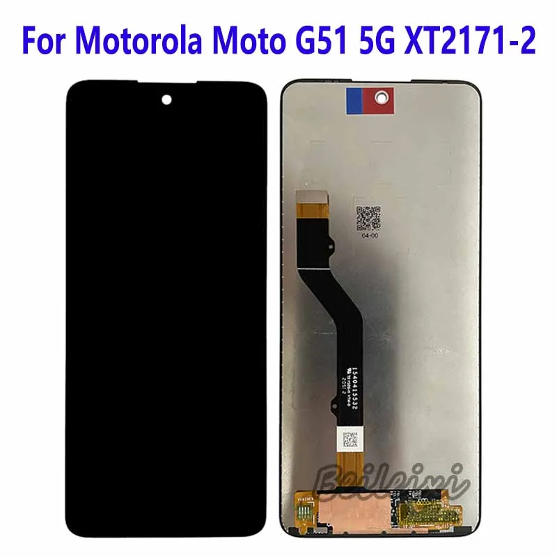 

For Motorola Moto G51 5G 2021 XT2171-1 XT2171-2 XT2171-3 LCD Display Touch Screen Digitizer Assembly