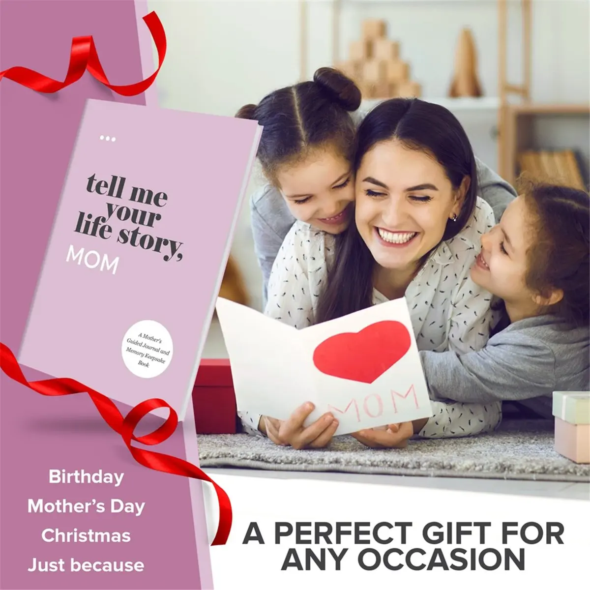 ABUA Tell Me Your , Mom: A Mother'S Guided Journal and Memory Keepsake Book (Tell Me Your )