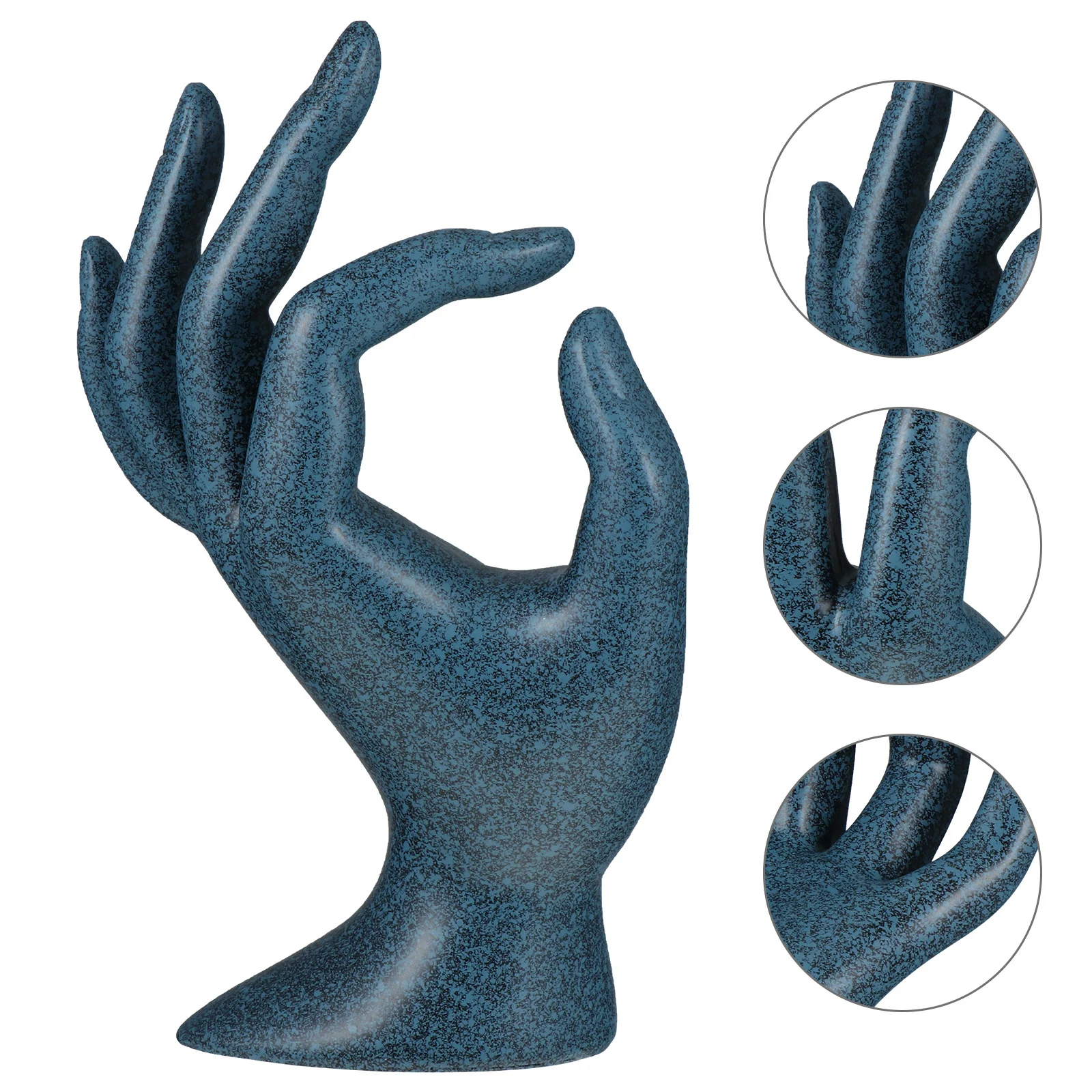 

1Pcs Resin Hand Shape Jewelry Display Holder Organizer Stand for Rings Bracelets Watches Storage Ring Showing Stand