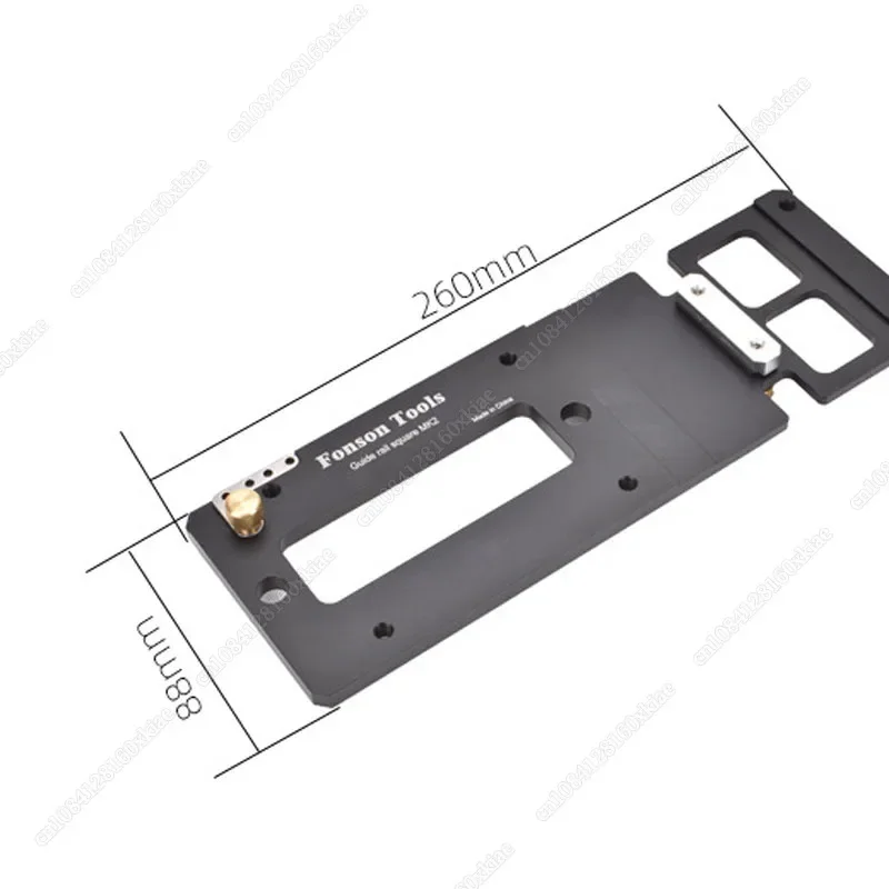 Trilho de serra circular elétrica para carpintaria, ângulo reto, placa de posicionamento, trilho deslizante, correspondência de 90 graus para trilhos festool e makita