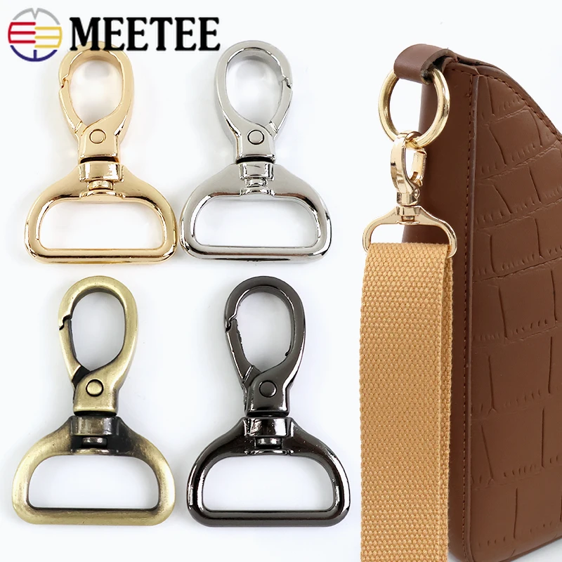 

5/10Pcs Meetee 15-32mm Metal Lobster Buckles Pet Collar Swivel Snap Hook Bag Strap Keychain Carabiner DIY Bags Accessories