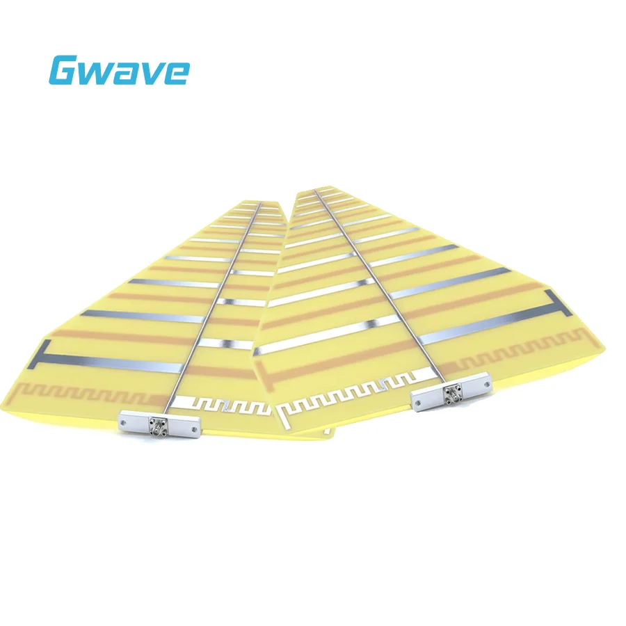 هوائي تسجيل متعرج فائق النطاق 6dBi من 380 ميجا هرتز إلى 2.5 جيجا هرتز هوائي RF