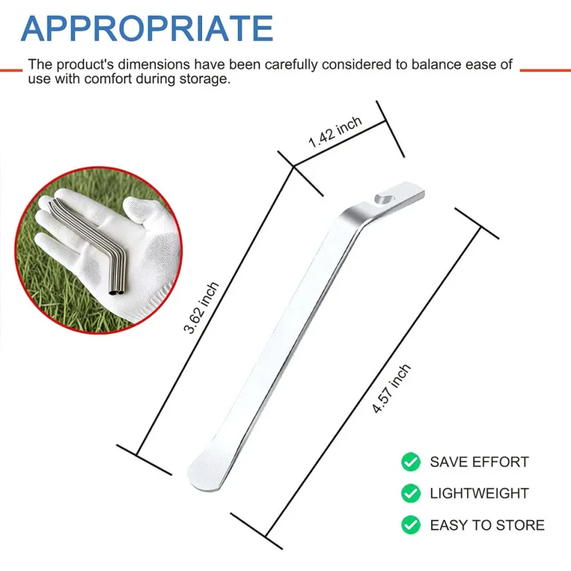 3pc Bicycle Tire Lever Premium Hardened Stainless Steel Levers To Repair Bike Tube Cycling Tire Repair Tool Bicycle Tire Pry Bar view 2