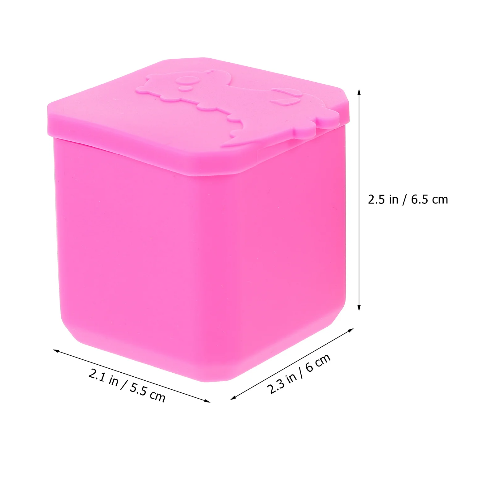 

2pcs Snack Box Sauce Cup Leakproof Silicone Container For Dressing Condiments Travel Storage Small Reusable Dipping Containers