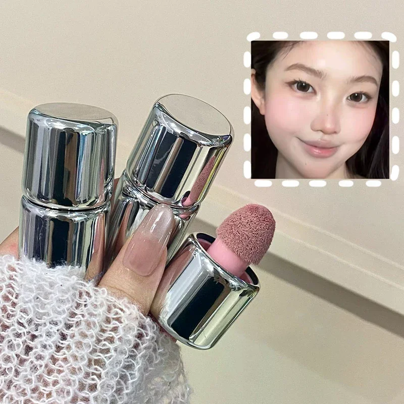 HERORANGE Matte Liquid Blush Water Light Cheek Cream Smooth Blush Big Sponge Brush Head Easy To Apply Natural Rouge Makeup