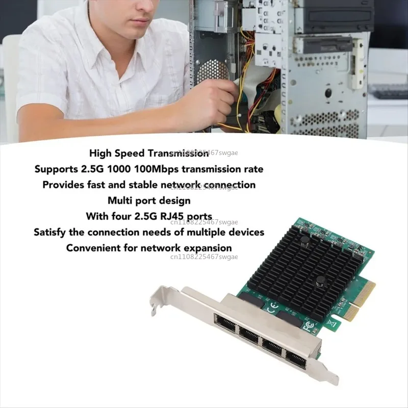 pc-l06a-scheda-di-rete-pcie-a-4-porte-25-g-adattatore-ethernet-25-gigabit-per-pc-desktop