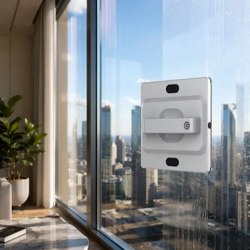 Airo 5000pa Brushless Water Spray Function Remote Control Window Cleaning Robot Automatic Glass Cleaner Robot