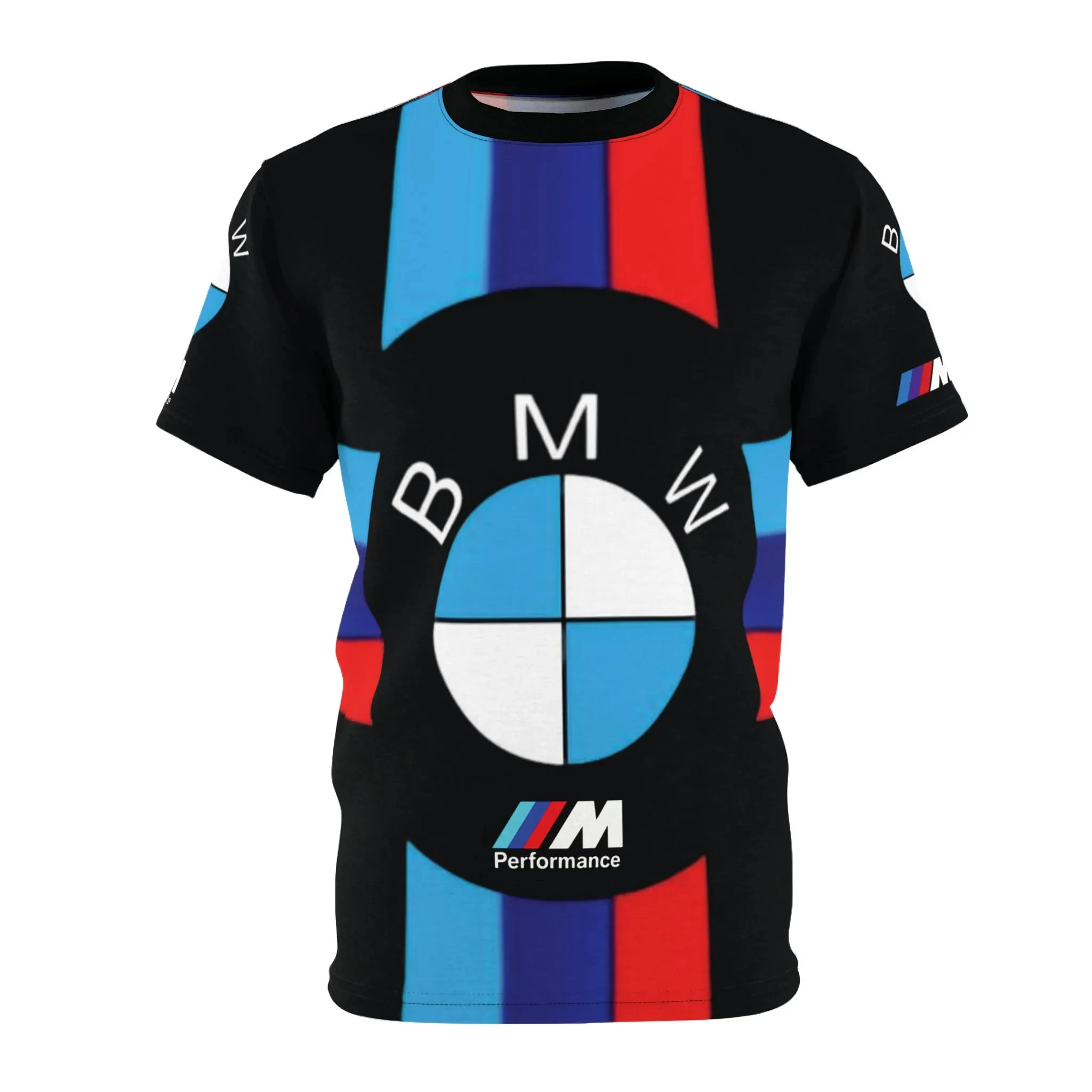 

2025 Bmw New Racing Suit Men's And Women's Loose And Breathable Training Shirt 3D Mesh Quick Drying Oversized Sports Shirt