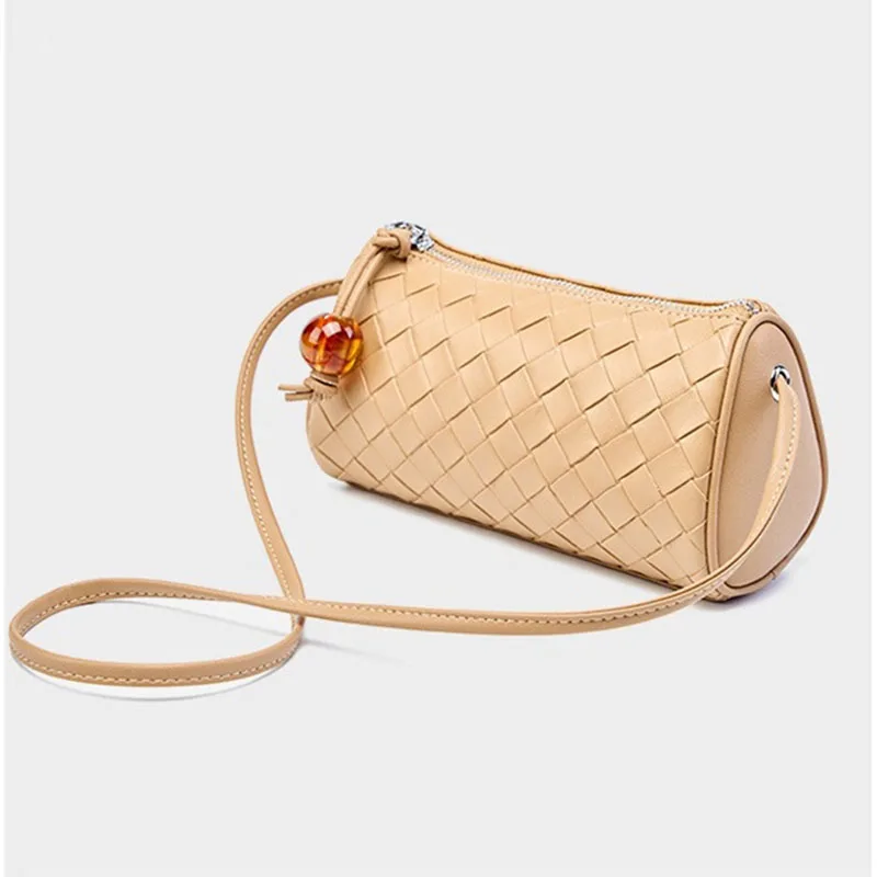 GIOIO Genuie leather Bag Handbag Soft Cowhdie Minimalism Women Baguette Elegant French Style Lady Fashion Tote Bag Luxury Bag 