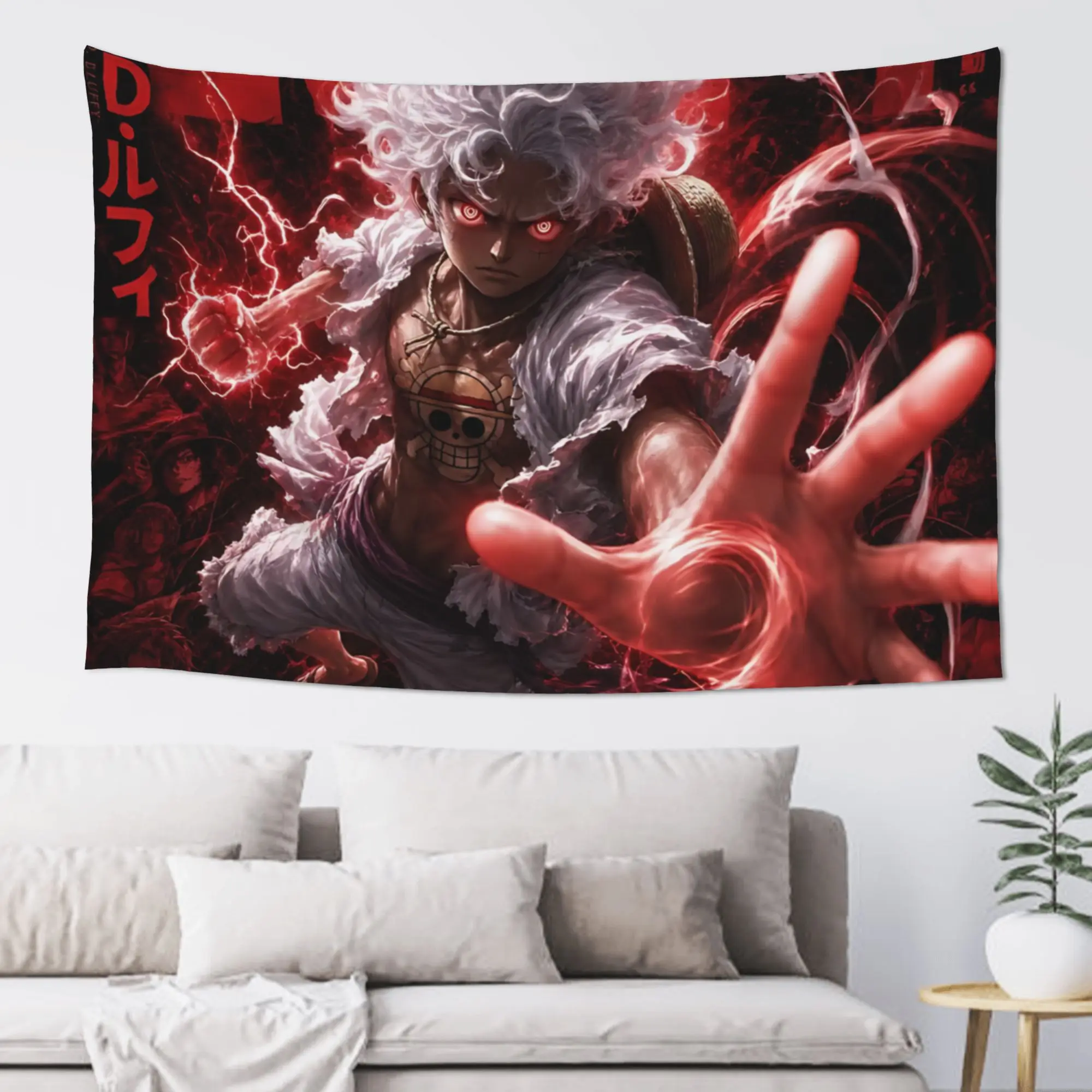 Cutecore Anime One Pieces Tapestry Bedroom Decoration  Wall Hanging Blanket Tapestry Cool Stuff For Room
