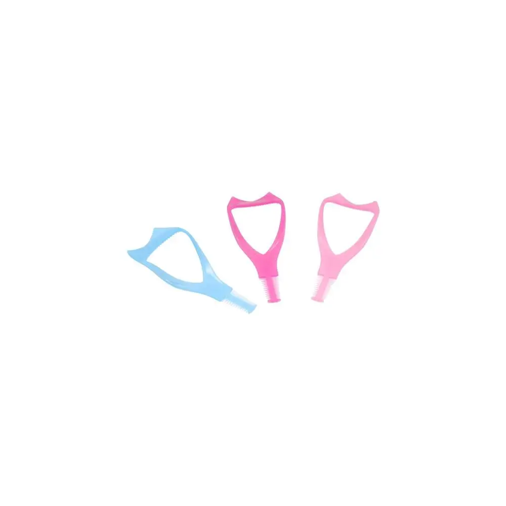 3 In 1 Mascara Shield Guard Plastic Cosmetic Accessories Eyelash Tools Eyelash Tool Mascara Shield Eyelash Comb