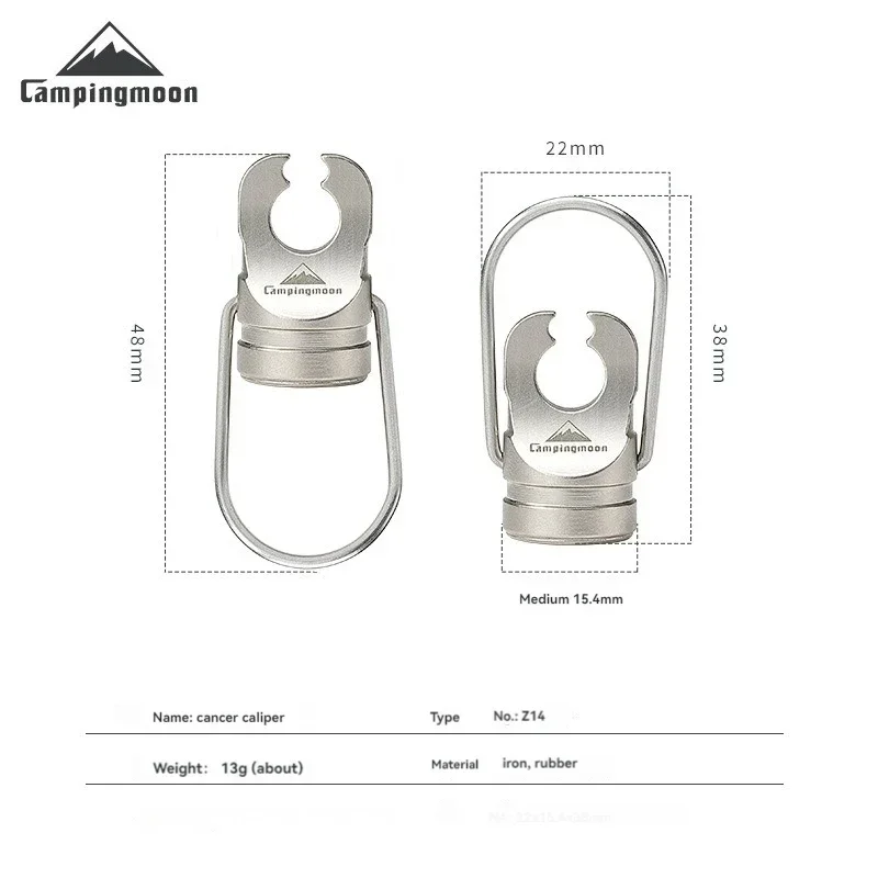 CAMPINGMOON في الهواء الطلق خفيفة للغاية قابلة للطي علبة الغاز أداة إعادة تدوير ثقب لكمة الحديد معدات التخييم الملحقات