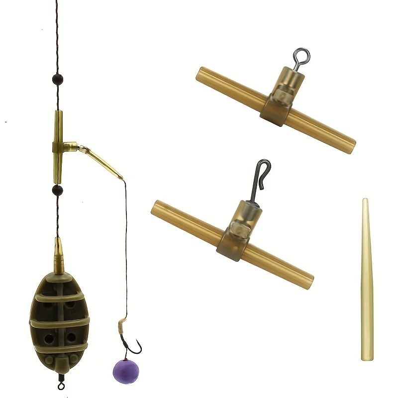 15/30 Stück Anti-Tangle Karpfenangel-Rig mit Wirbelhaken und Helikopter-Link – Unverzichtbares Zubehör für Karpfenangler – Detail 4