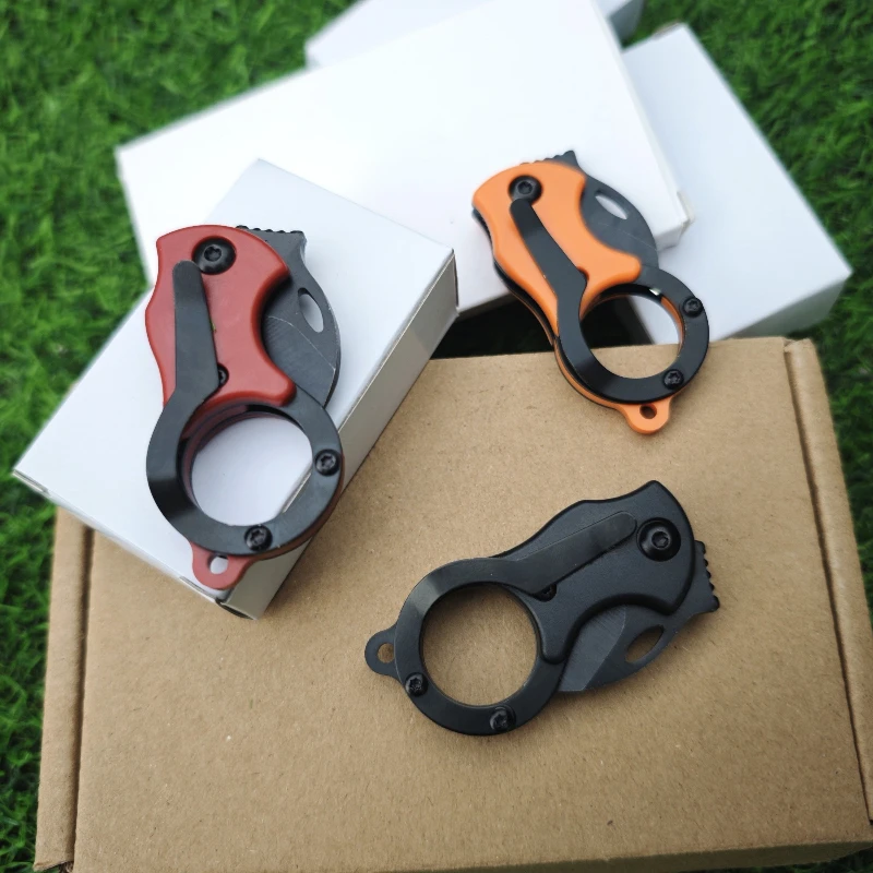 

Красочный мини-портативный складной карманный нож с лезвием из нержавеющей стали, кулон для путешествий, кемпинга, распаковки, инструмент, праздничный подарок